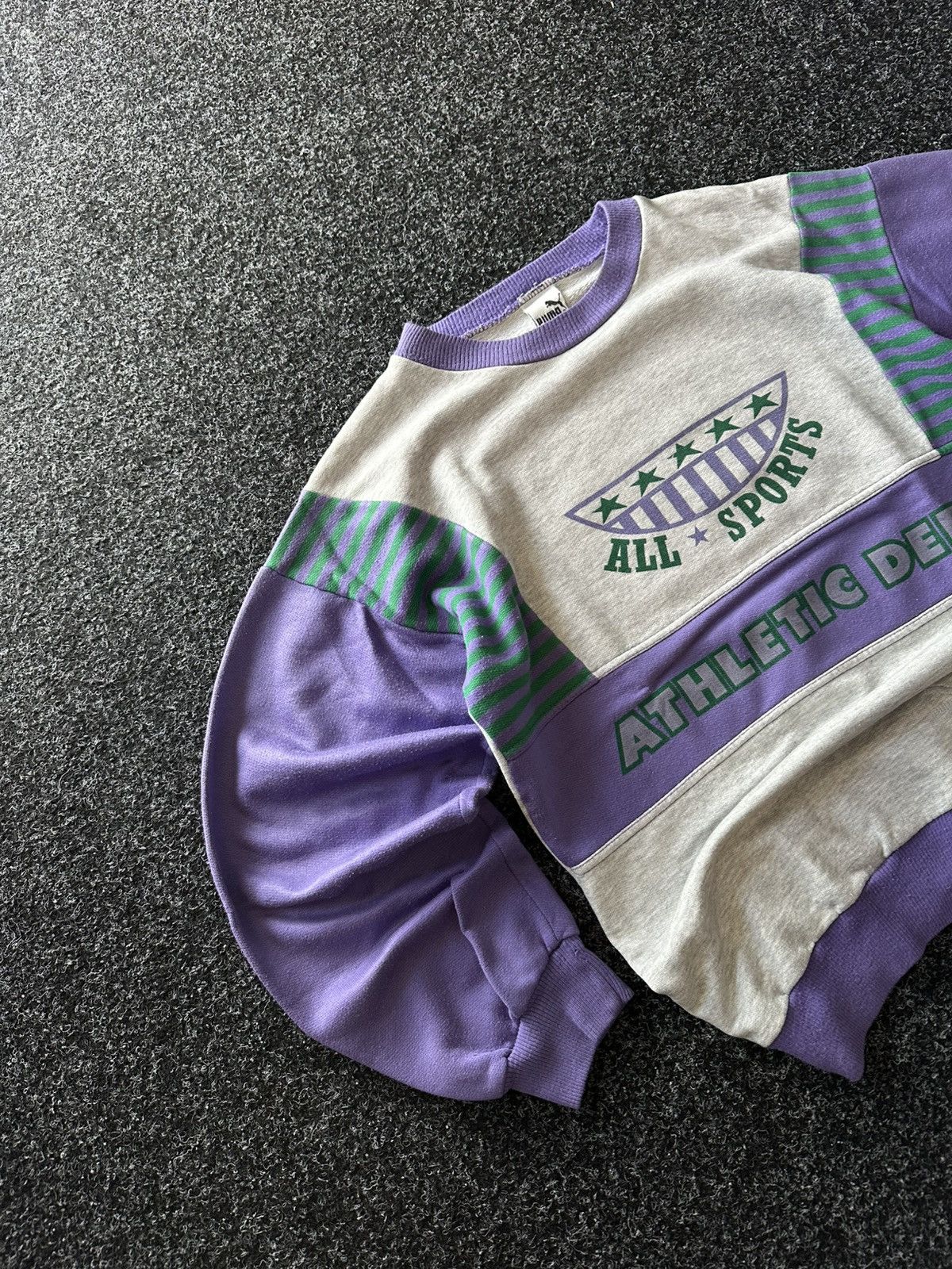 Puma × Vintage 🚨 VINTAGE PUMA 80-90s sweatshirt made in Italy archive sport Size US S / EU 44-46 / 1 - 2 Thumbnail