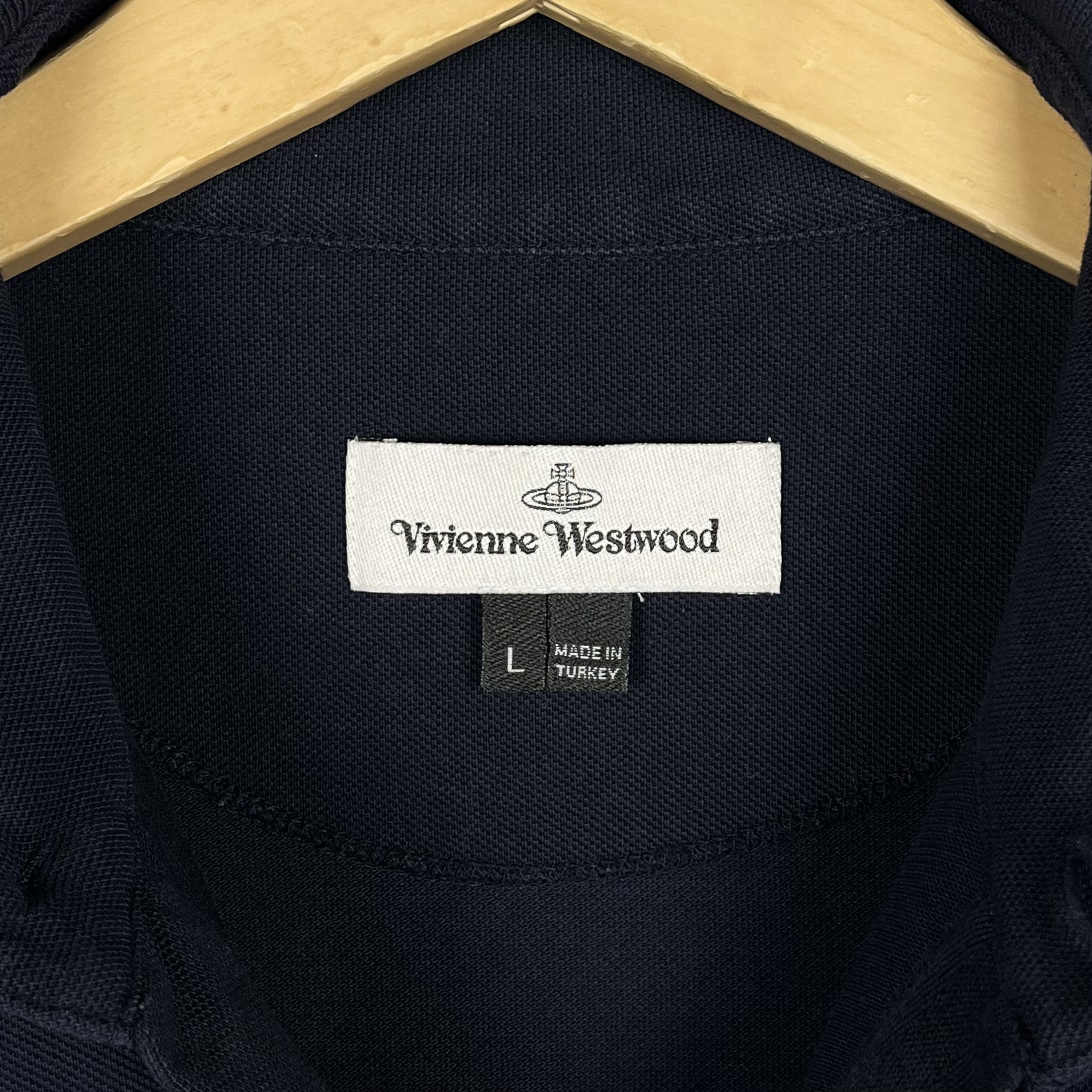 Vivienne Westwood Vivienne Westwood Orb Logo Polo Shirt Size US L / EU 52-54 / 3 - 14 Thumbnail