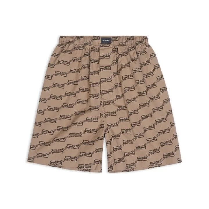 Balenciaga Balenciaga Balenciaga SS22 Logo Print Casual Shorts -2507 Size US 44 / EU 60 - 1 Thumbnail