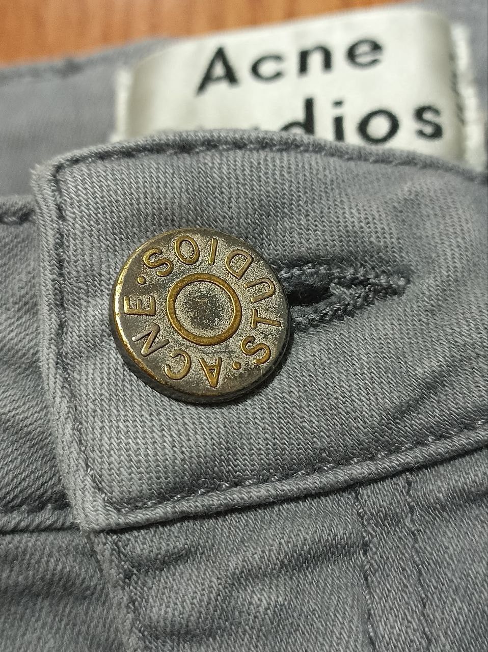 Acne Studios Acne Studios Grey Cotton Jeans Pants Womens Size 29/32 Size 29" - 8 Thumbnail