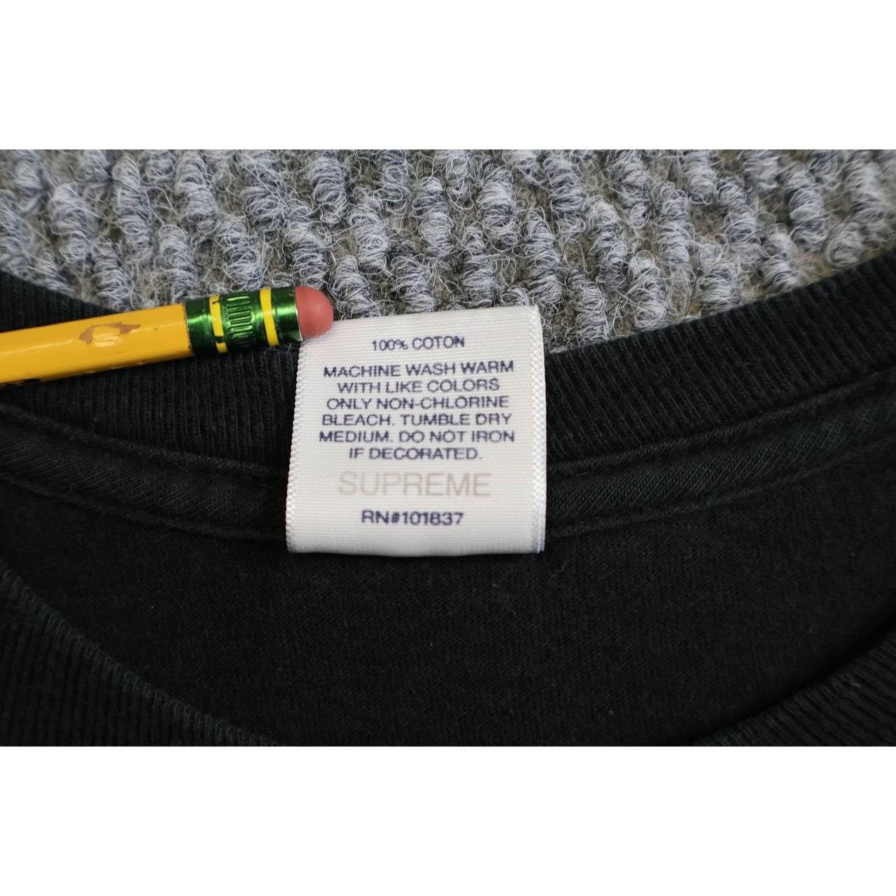 Supreme Supreme Paint Logo T-Shirt Made in USA Medium Black Size US M / EU 48-50 / 2 - 6 Thumbnail