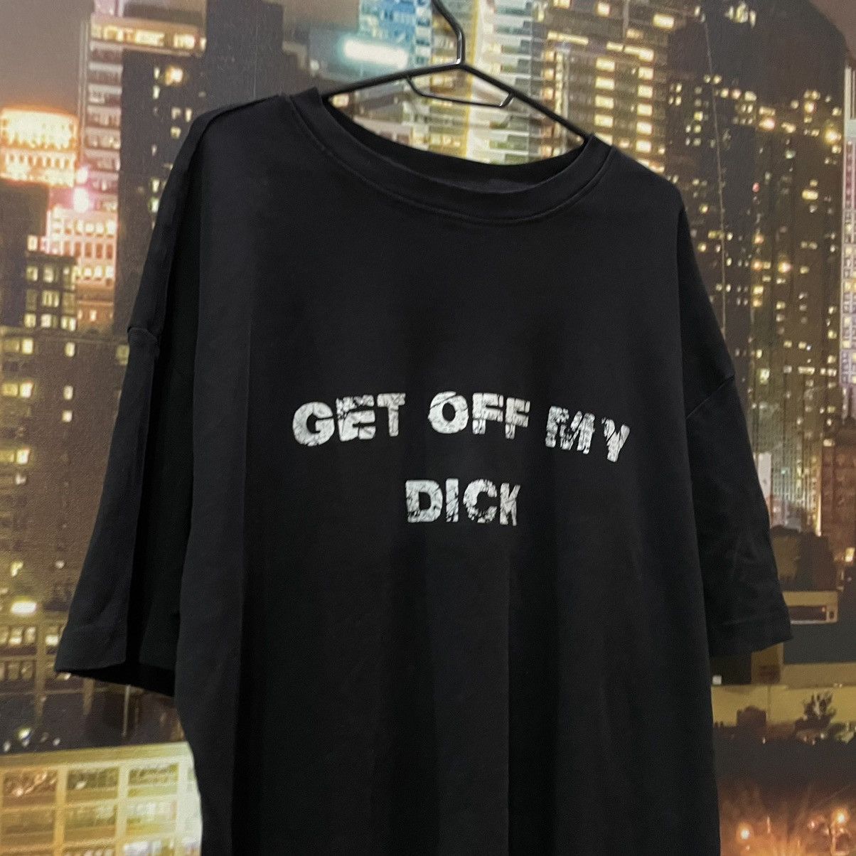 Band Tees OPIUM T SHIRT HUMOR GET OFF MY DICK PENIS SEX PORNSTAR 90s Size US XL / EU 56 / 4 - 2 Thumbnail