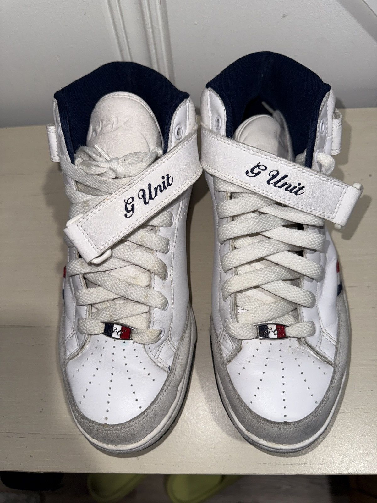 G-Unit × Reebok RBK G-Unit G6 Mid White Reebok G-unit Sneakers Mens Size 10 Size US 10 / EU 43 - 1 Thumbnail