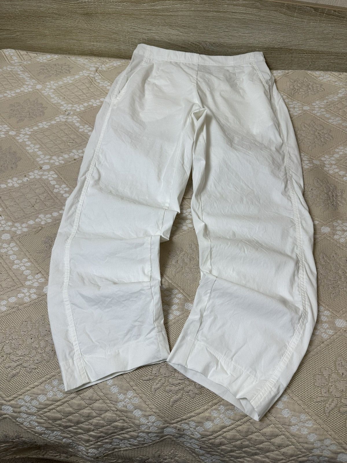 Rundholz 🔥 Rundholz Black Label Vintage White Pants Trousers Size 27" / US 4 / IT 40 - 4 Thumbnail