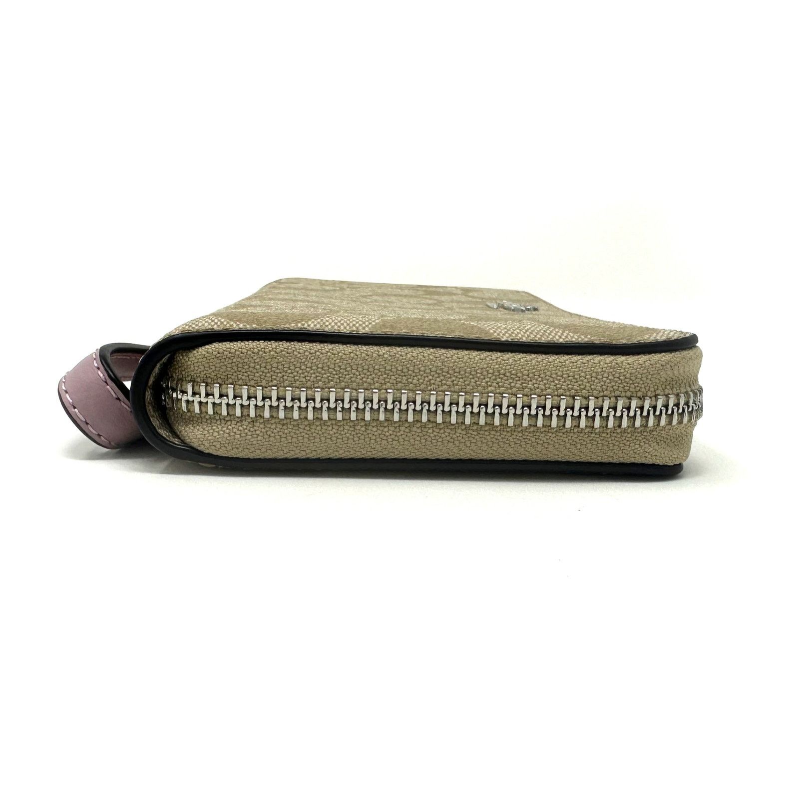 Coach Coach Long Zip Around Wallet Signature Canvas Purple C4452 Size ONE SIZE - 3 Thumbnail