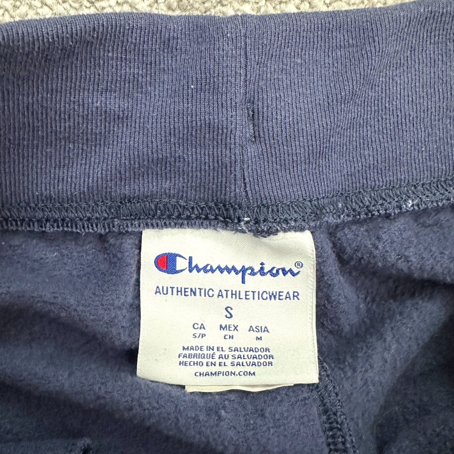Champion Champion Sweatpants Mens Small Blue Drawstring Fleece Casual Activewear 26x30 Men Redefine? Size US 29 - 6 Thumbnail
