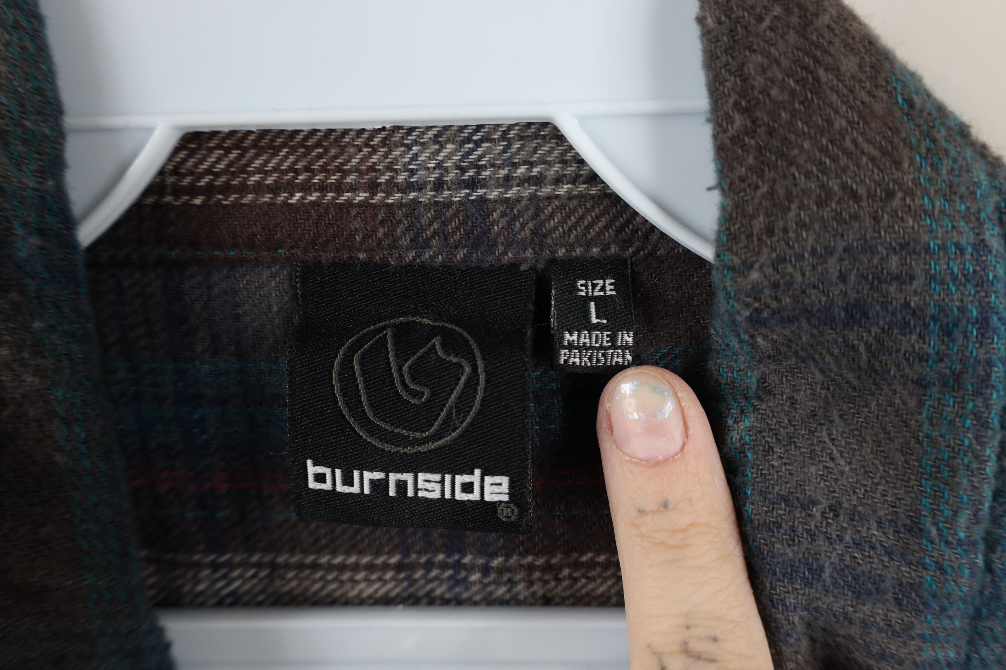 Vintage Vintage Burnside Surfing Flannel Shirt Jacket Jac Shirt Size US L / EU 52-54 / 3 - 6 Thumbnail