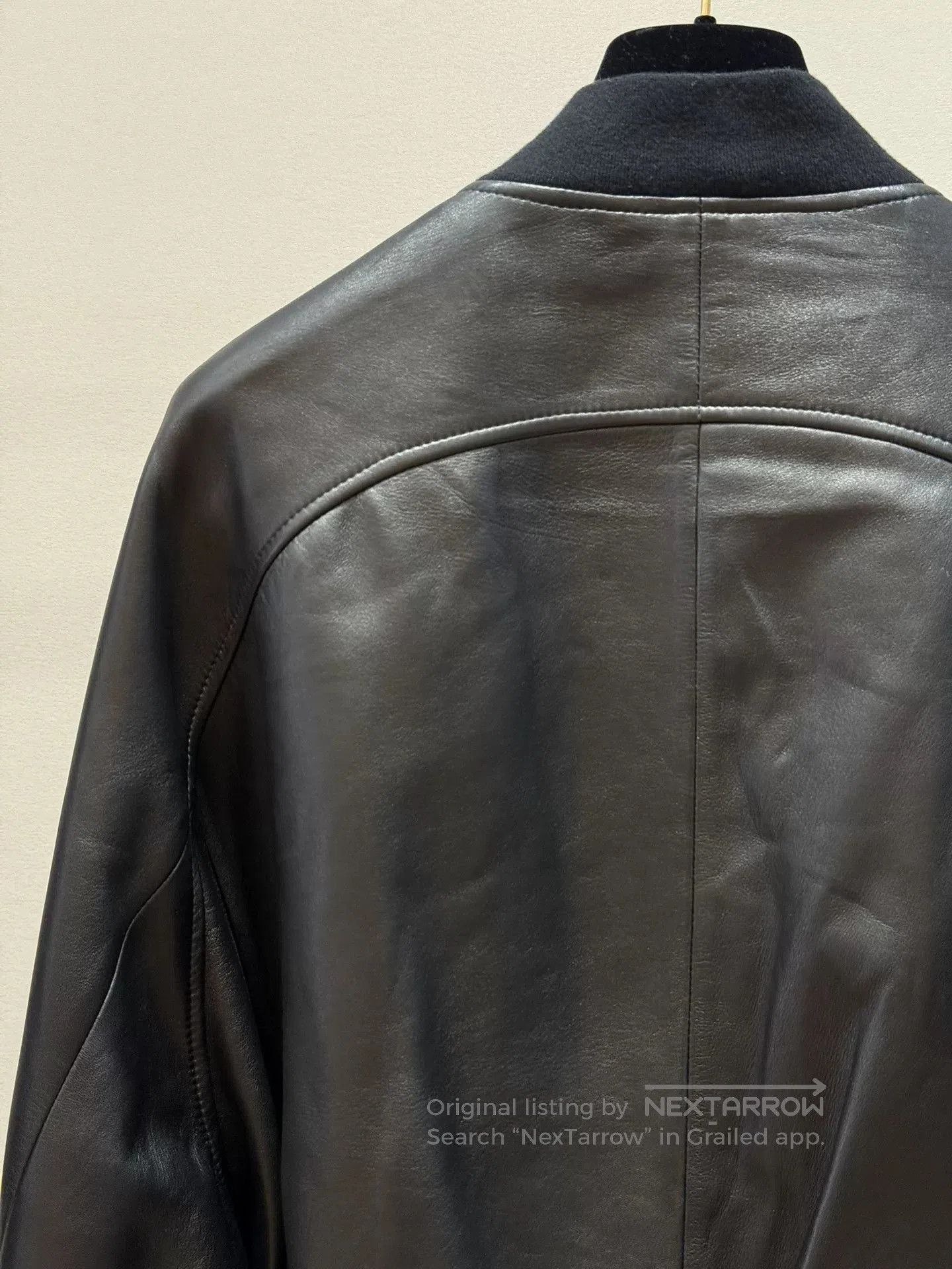 Brunello Cucinelli Brunello Cucinelli Black Leather Jacket. Size US XS / EU 42 / 0 - 6 Thumbnail