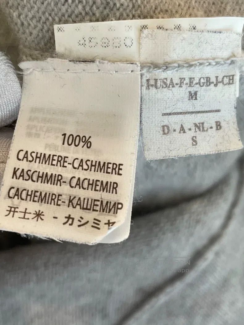 Brunello Cucinelli Brunello Cucinelli Light grey cashmere studded short-sleev Size M / US 6-8 / IT 42-44 - 4 Thumbnail