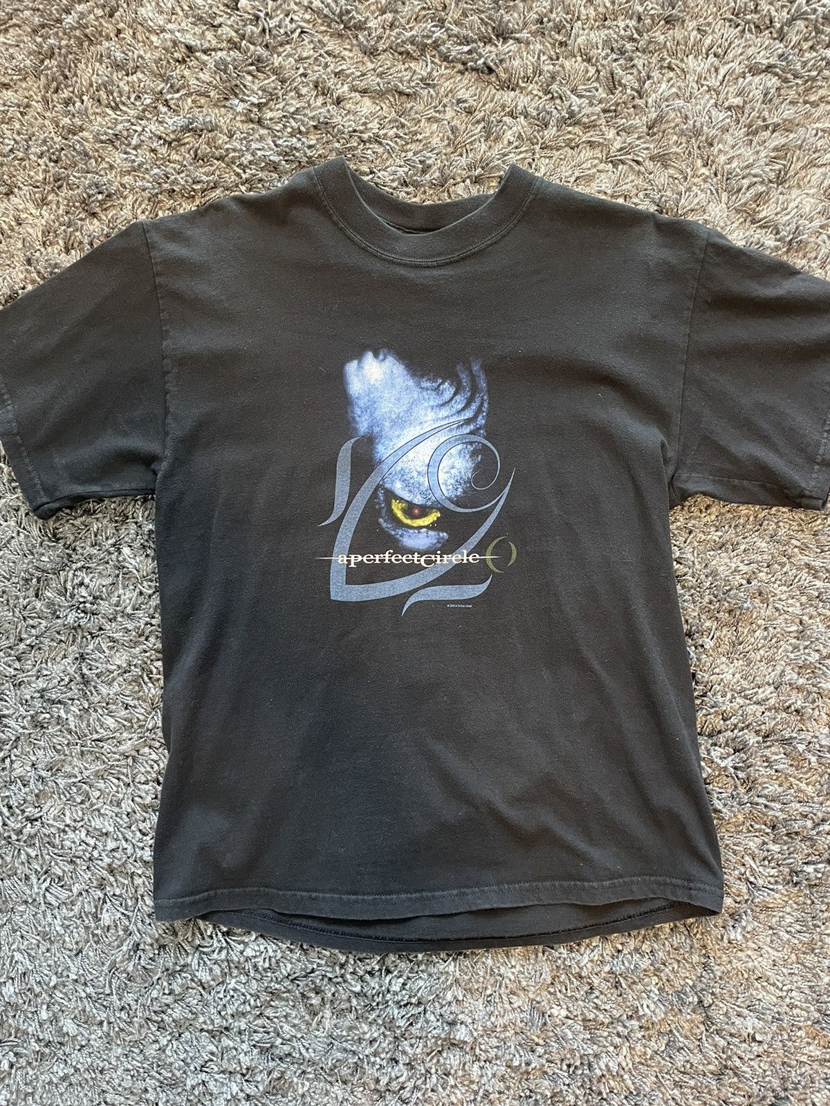 image of A Perfect Circle Vintage Band T Shirt in Black, Men's (Size Large)