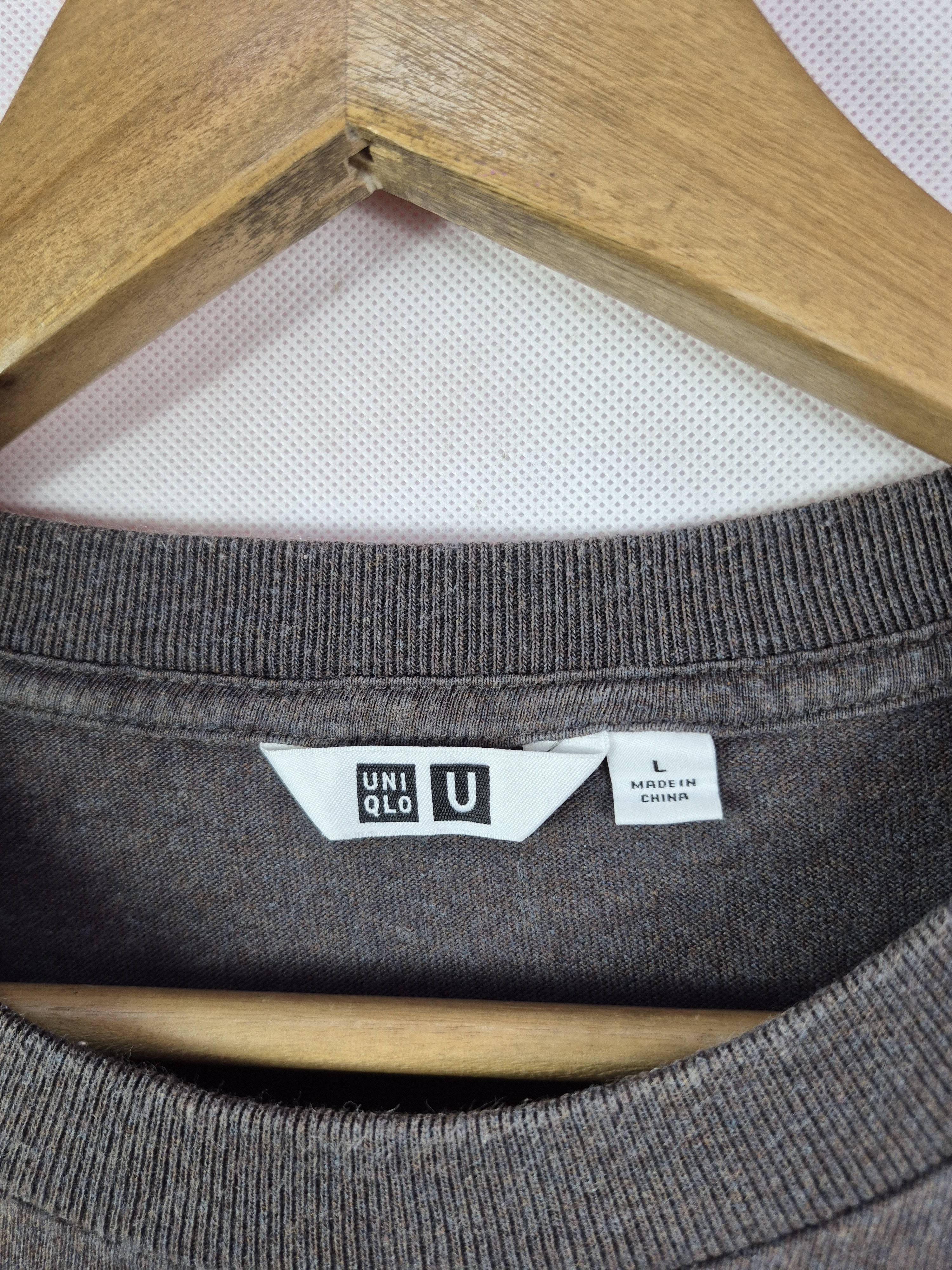 Lemaire × Uniqlo 🔥 Uniqlo U Lemaire Brown Pocket Tee Size US L / EU 52-54 / 3 - 5 Thumbnail