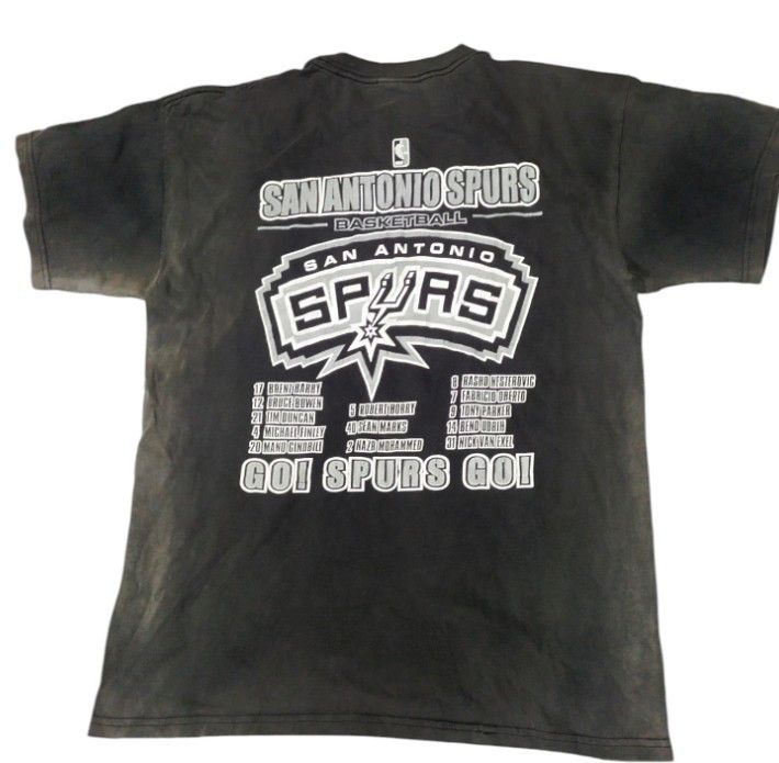 Vintage Vtg Tnd San Antonio Basketball Jersey Tshirts Size US L / EU 52-54 / 3 - 2 Thumbnail