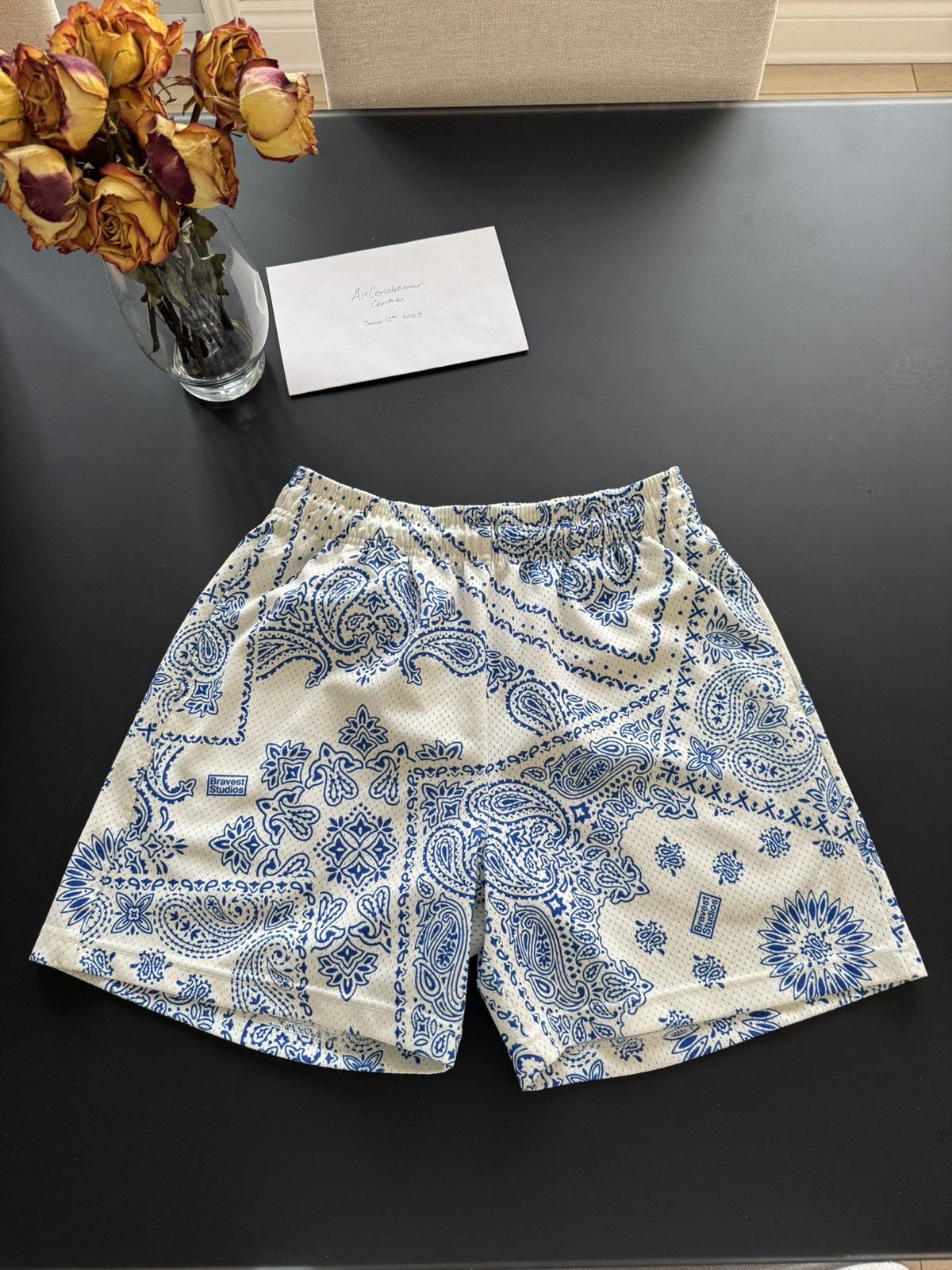 Bravest Studios Bravest Studios Porcelain Shorts ~ Blue Size US 30 / EU 46 - 1 Thumbnail