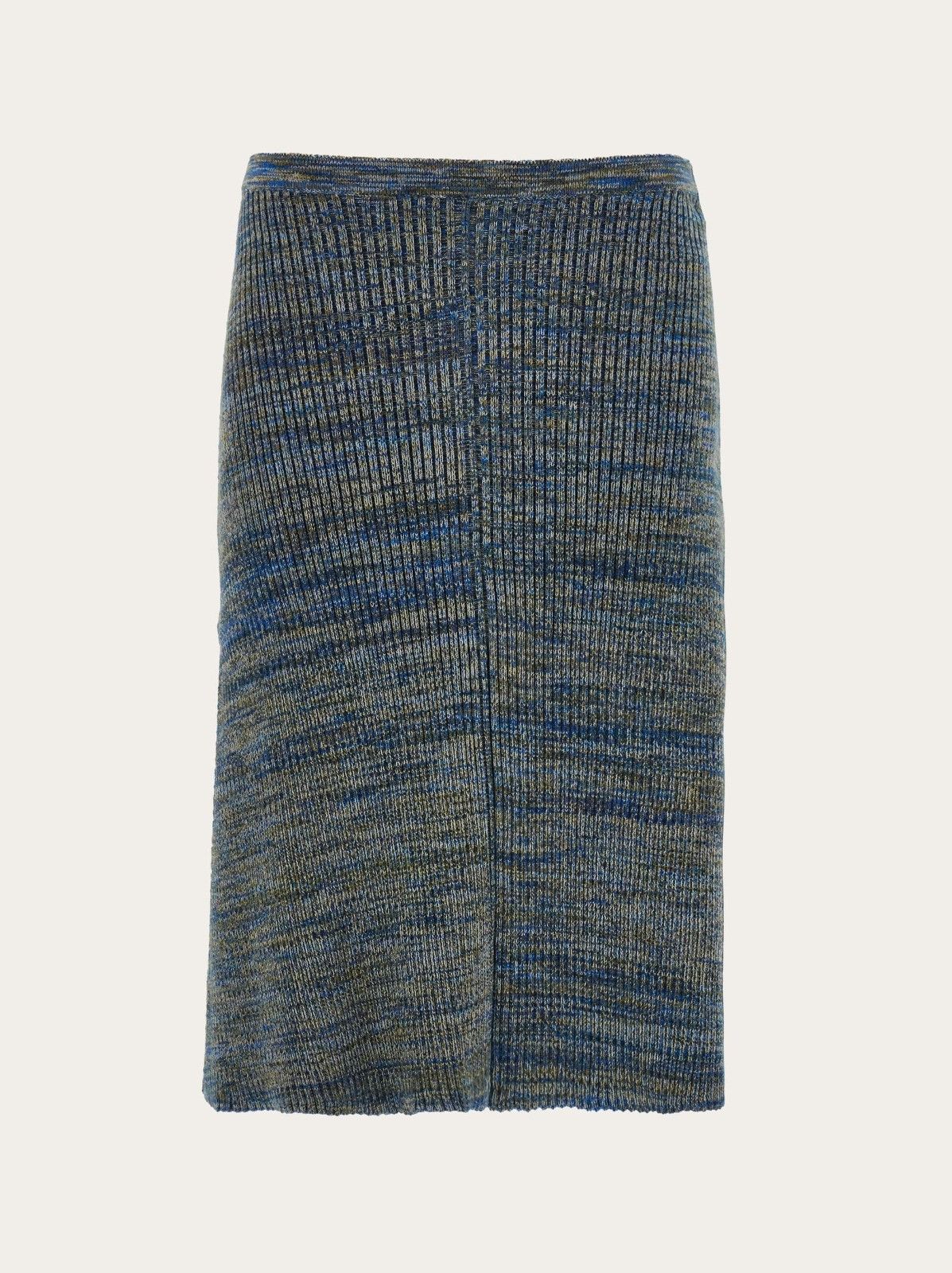 Salvatore Ferragamo o1s1rm0426 Knitted side-tie Skirt in Multicolor Size 40" / US 18 - 1 Thumbnail