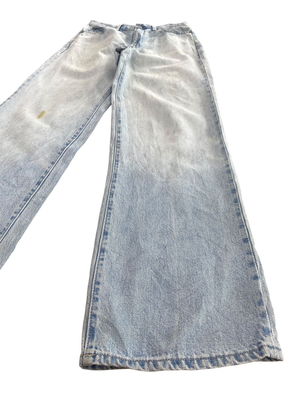 Uniqlo Uniqlo Brand Blue Faded Wash Style Loose Jeans Size US 27 - 8 Thumbnail