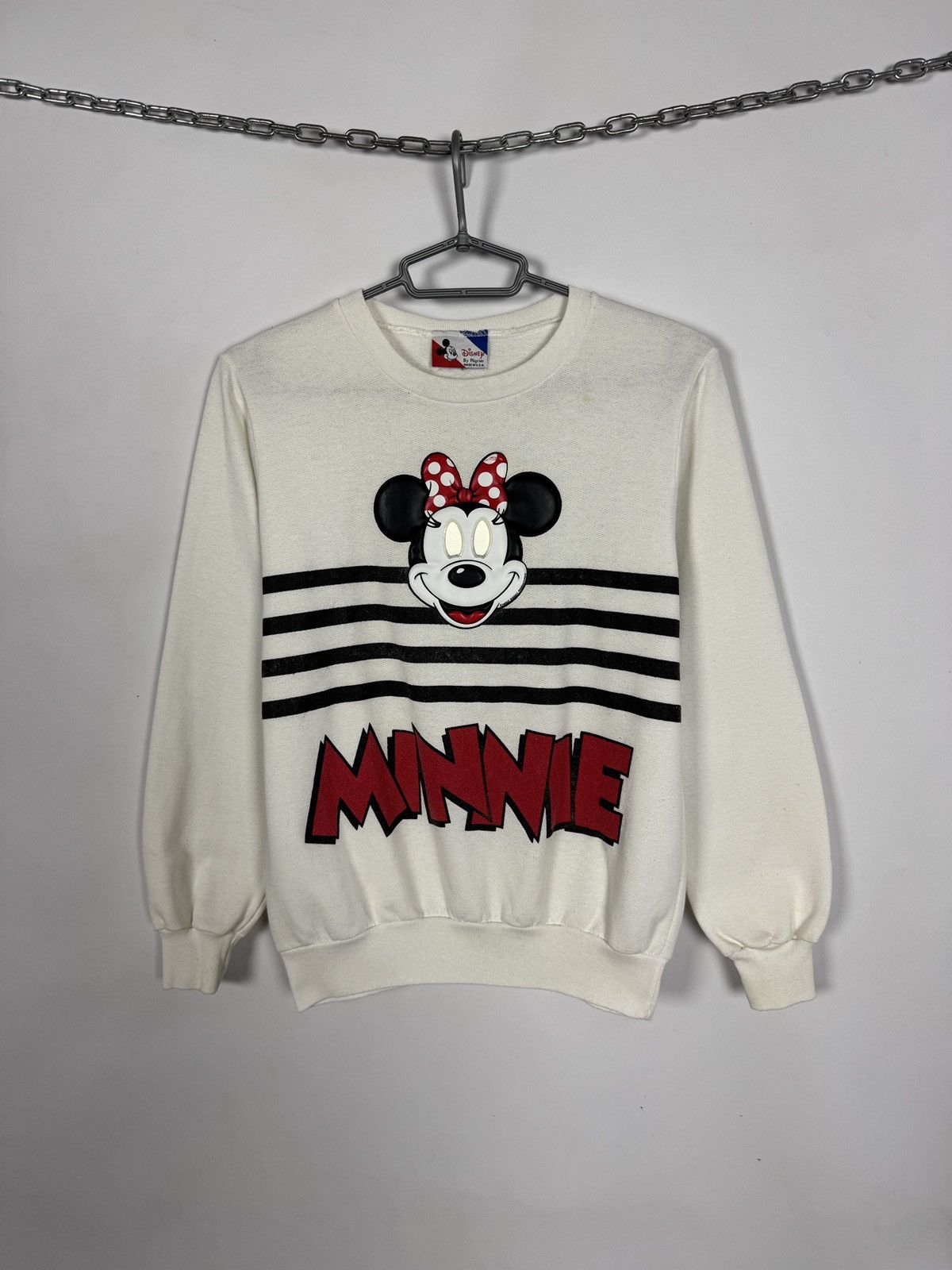 Disney Vintage 90s Minnie Mouse Flip Eyes Sweatshirt Disney Size S Size US S / EU 44-46 / 1 - 1 Thumbnail