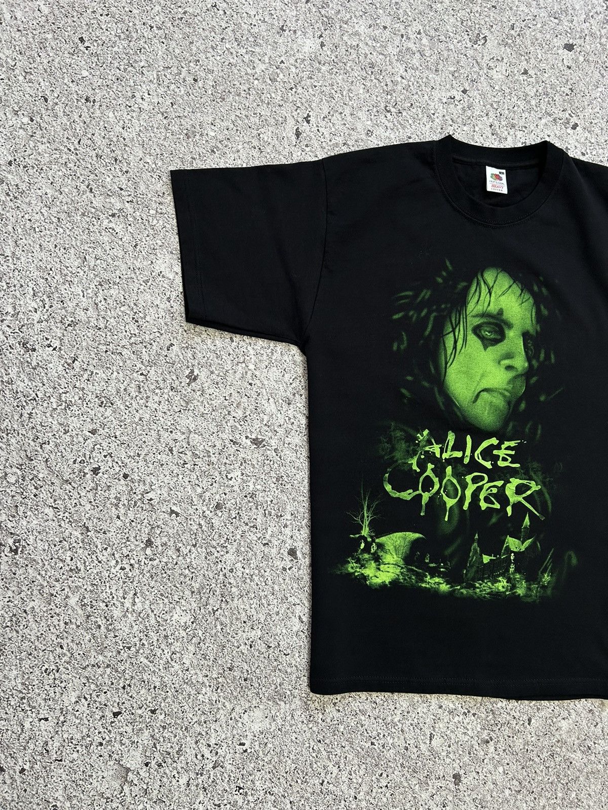 Band Tees × Vintage Vintage Alice Cooper Face Logo 2011 Rock Band T-Shirt Y2K Size US L / EU 52-54 / 3 - 3 Thumbnail