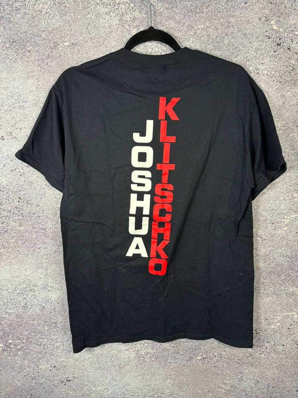 Gildan Anthony Joshua Vladimir Klitschko 2017 Fight Event T-Shirt Size US M / EU 48-50 / 2 - 9 Thumbnail