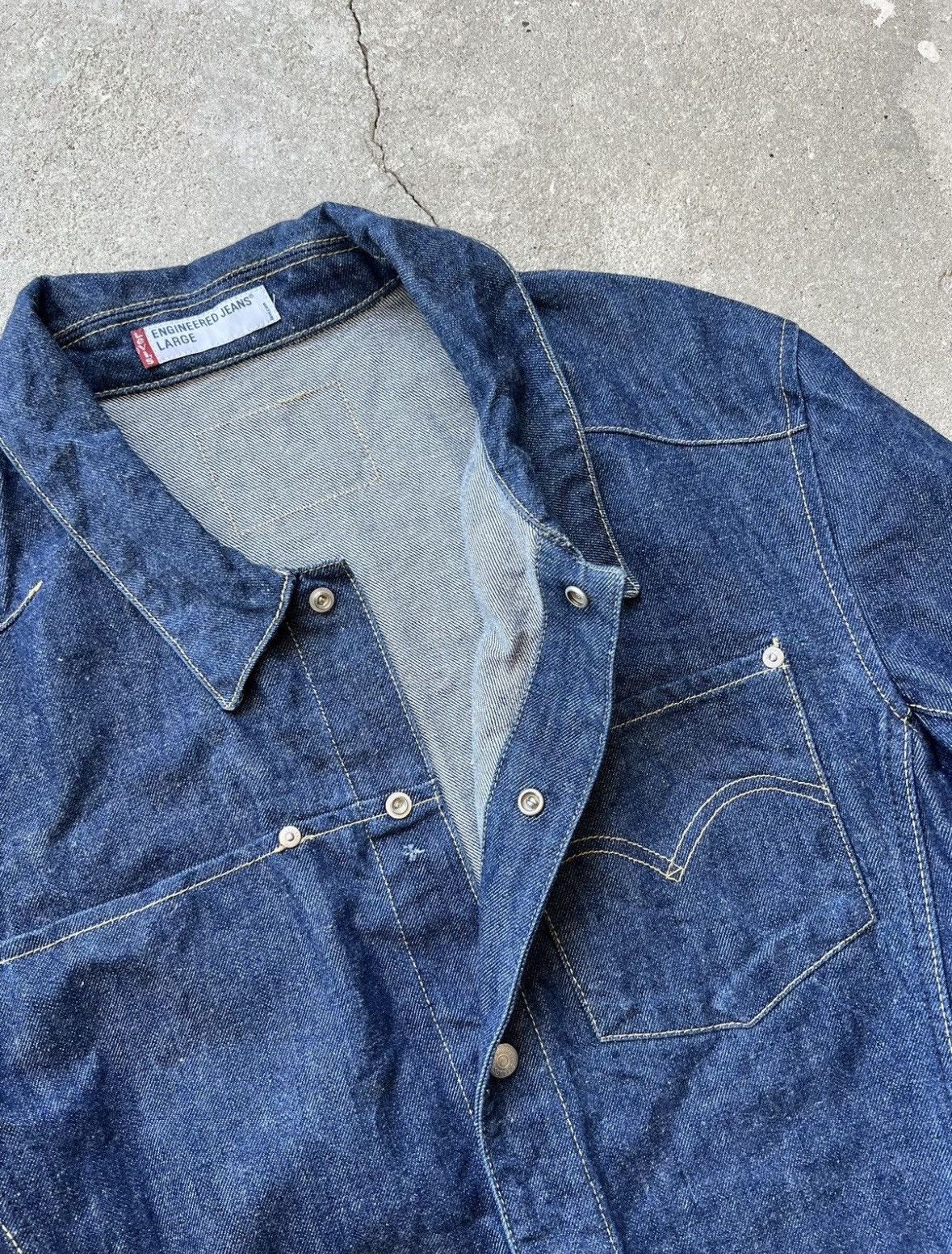 Levi's Vintage Clothing Vintage Levi’s engineered Denim Jacket Size US L / EU 52-54 / 3 - 7 Thumbnail