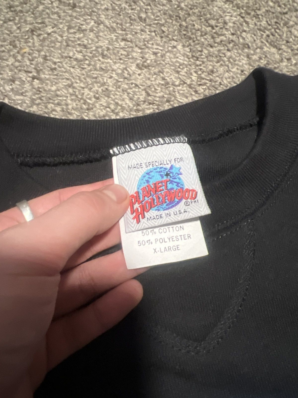 Planet Hollywood × Vintage Vintage Planet Hollywood Crewneck Size XL Size US XL / EU 56 / 4 - 3 Thumbnail
