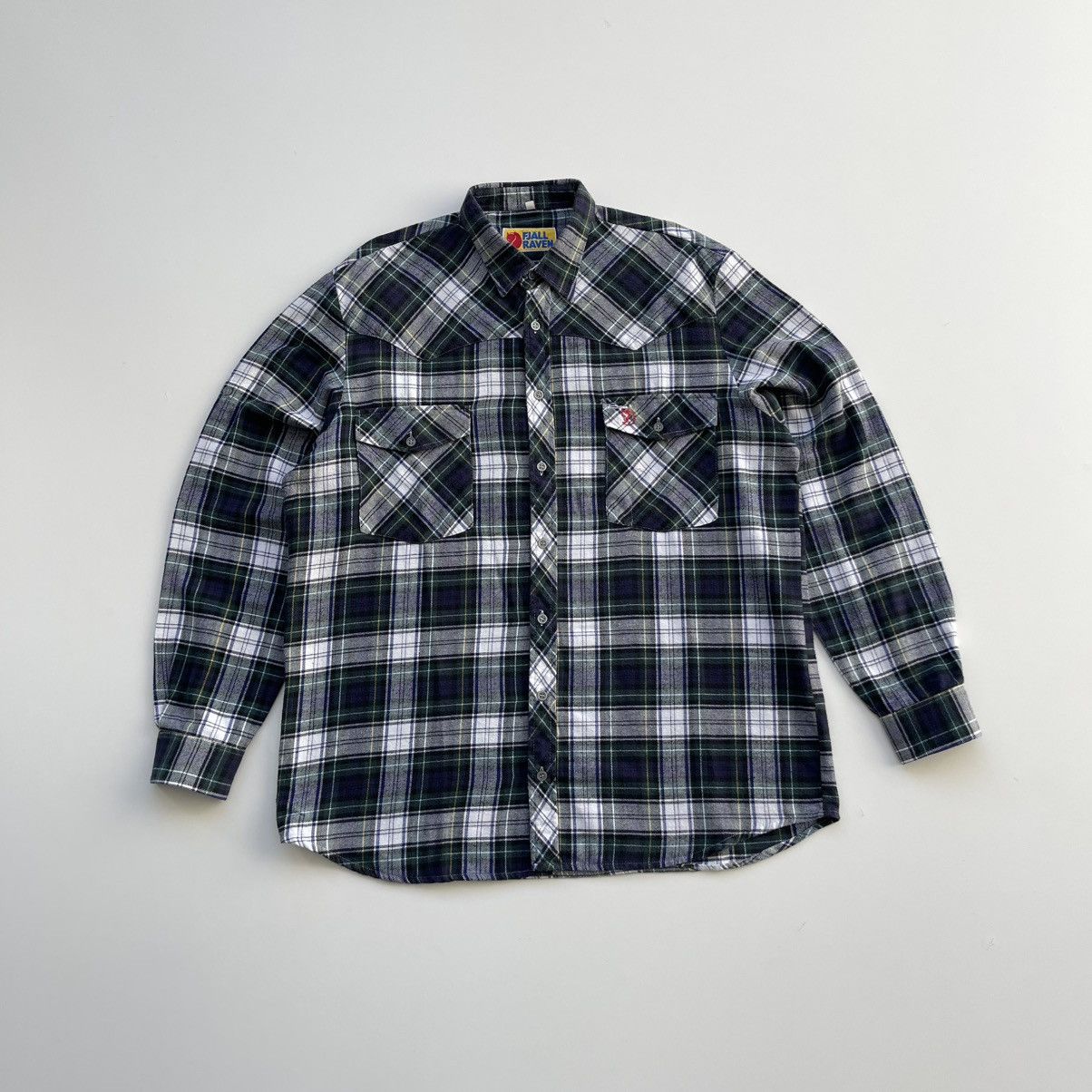 Fjallraven × The Mountain × Vintage Fjallraven Vintage Flannel Pocket Shirt Greenland Size US XL / EU 56 / 4 - 1 Thumbnail