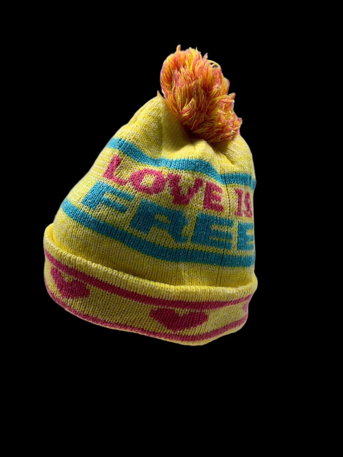 Japanese Brand Love is free Beani Hats RARE Size ONE SIZE - 1 Thumbnail