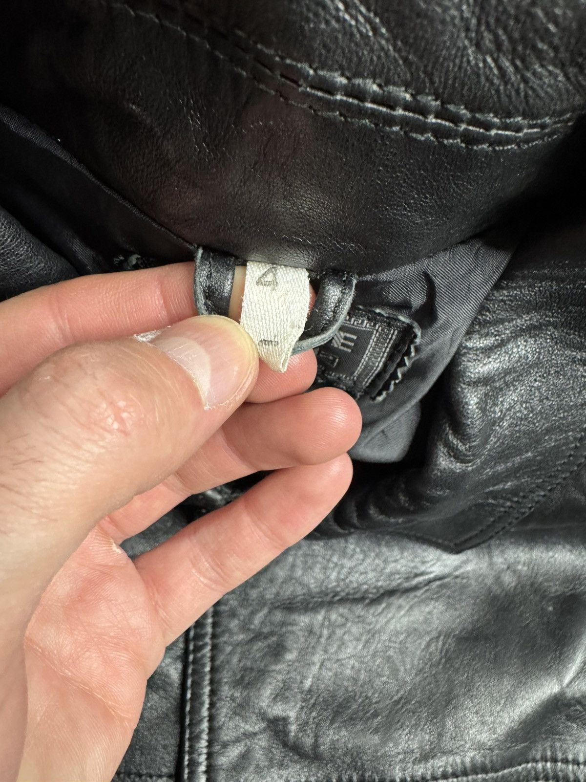 Versace Jeans Couture × Vintage Versace Vintage Leather Jacket Size US M / EU 48-50 / 2 - 4 Thumbnail