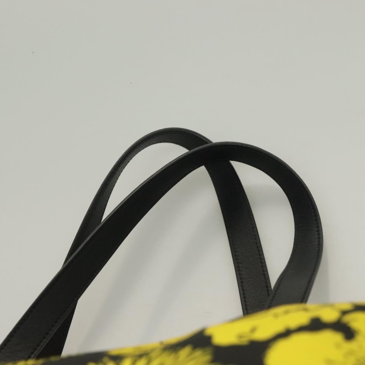 Prada PRADA Hand Bag Nylon Yellow Silver Size ONE SIZE - 8 Thumbnail