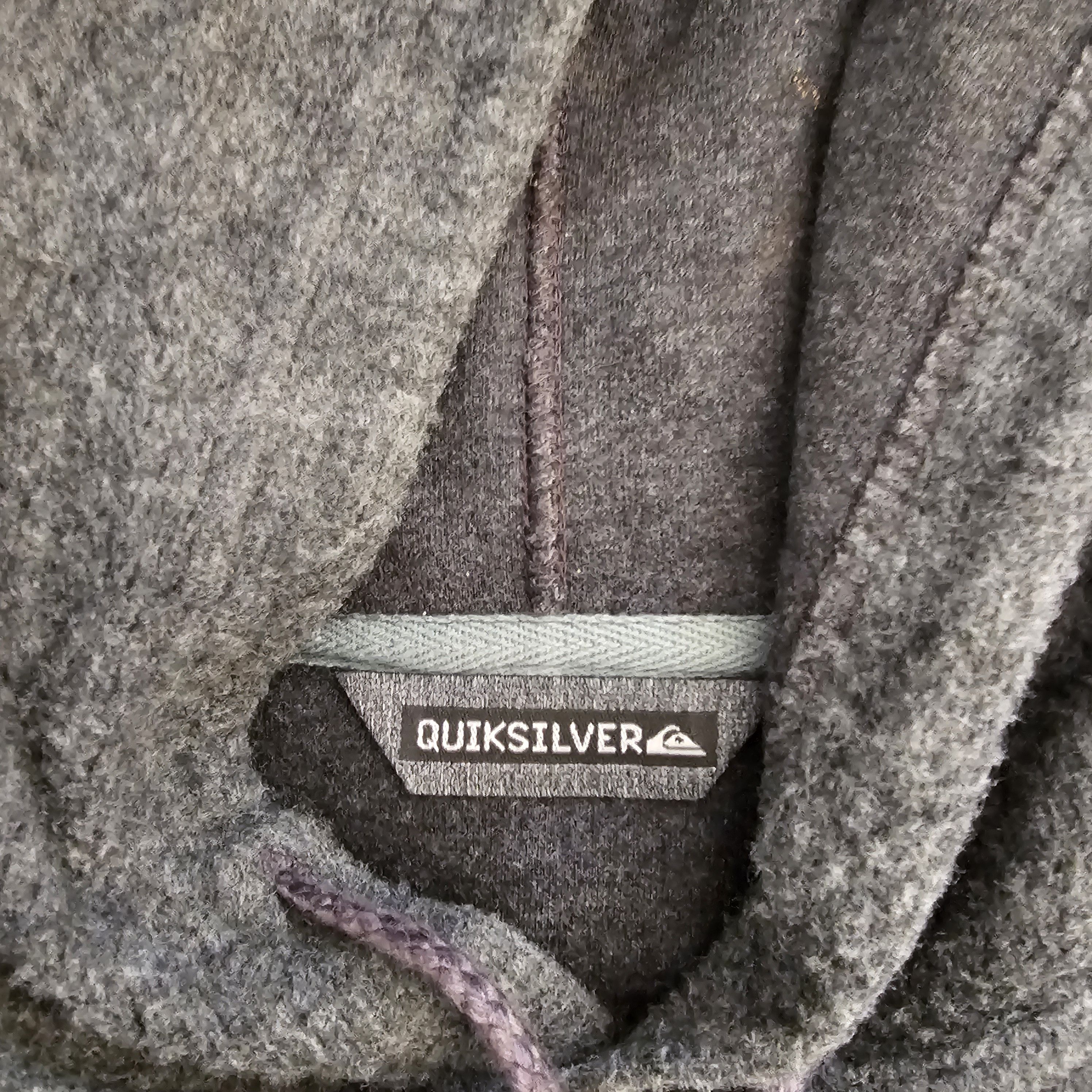Quiksilver Quicksilver Long Sleeve Grey Hoody Fleece XL/TG Size US XL / EU 56 / 4 - 4 Thumbnail