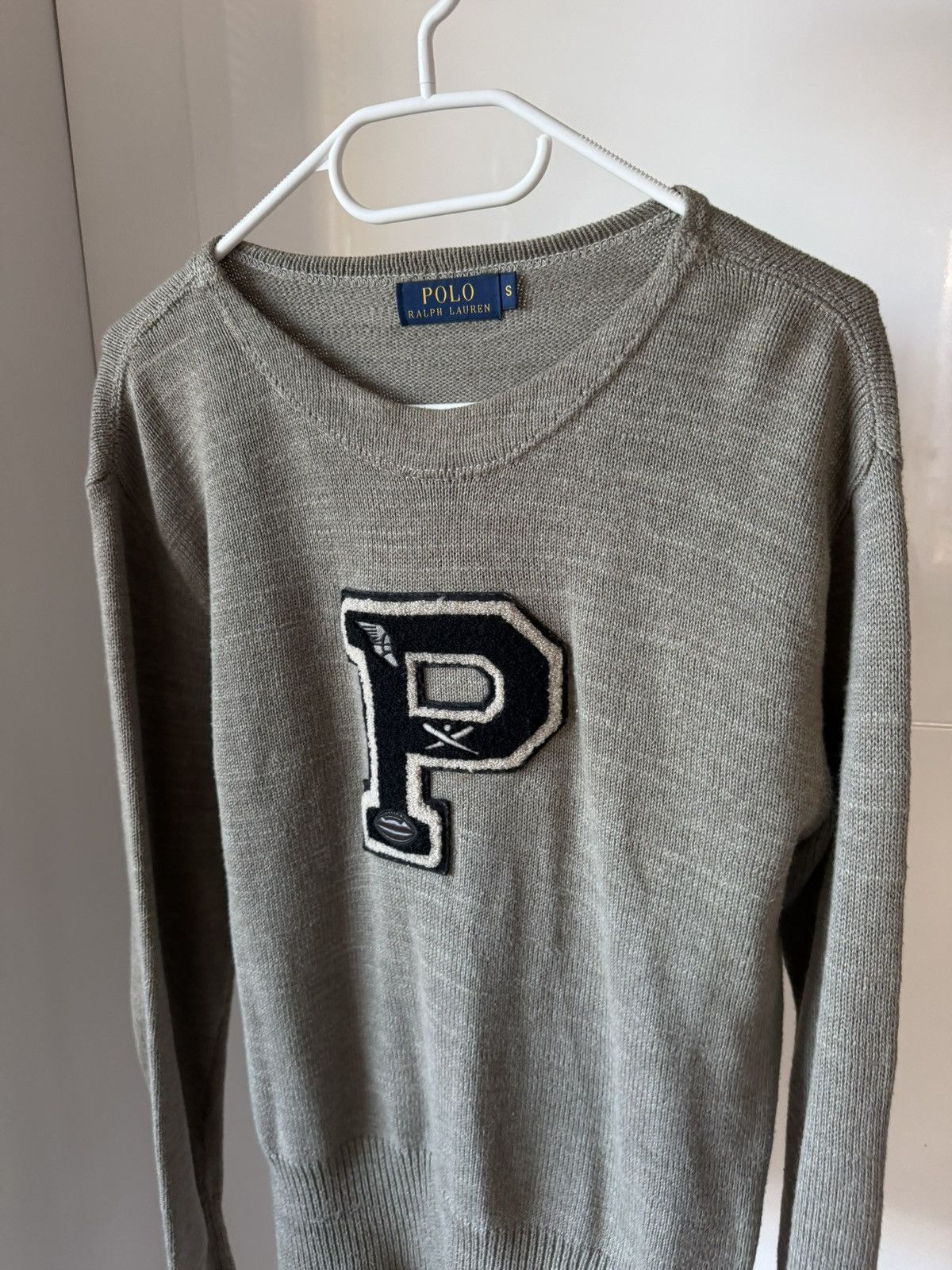 Polo Ralph Lauren Polo Ralph Lauren Grey Luxury Casual Knitted Sweater Size US S / EU 44-46 / 1 - 4 Thumbnail