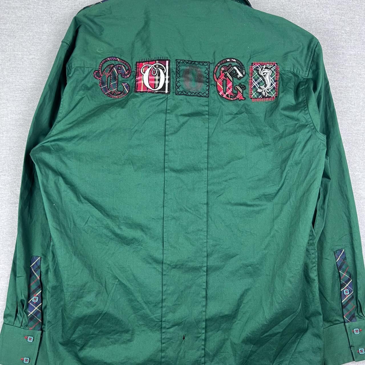 Coogi Vintage COOGI Shirt Mens XL Green Long Sleeve Button Up Size US XL / EU 56 / 4 - 6 Thumbnail