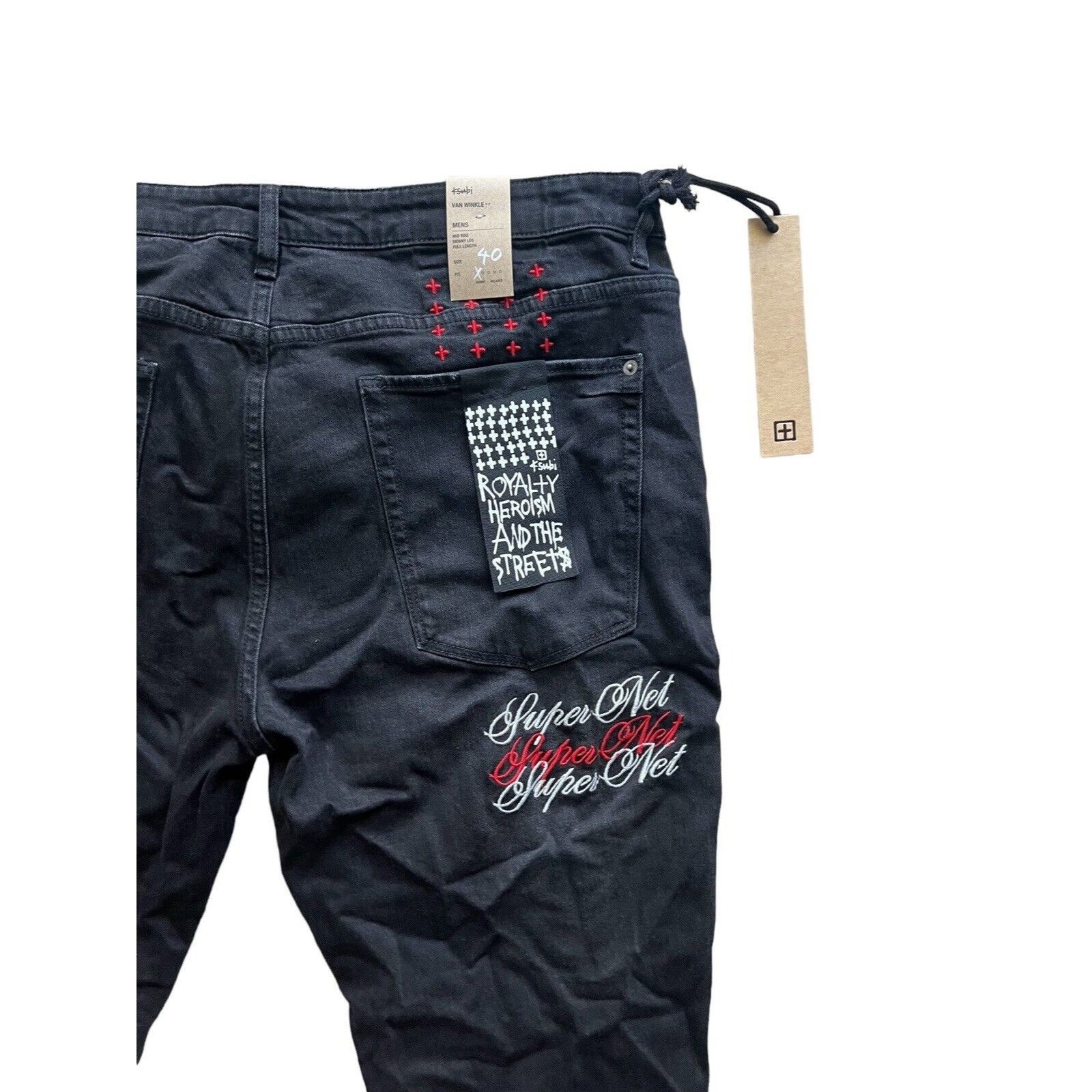 Ksubi Ksubi Jeans Mens Van Winkle Skinny Leg Black $260 Size 40/32 Size US 40 / EU 56 - 7 Thumbnail