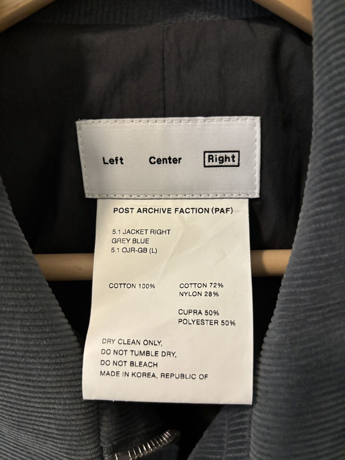 POST ARCHIVE FACTION (PAF) 5.1 jacket right Size US L / EU 52-54 / 3 - 3 Thumbnail