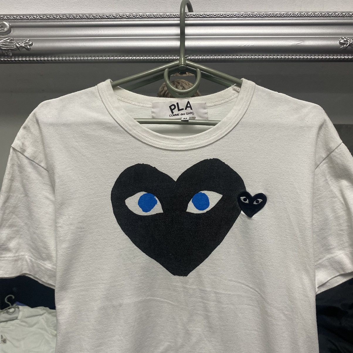 Comme des Garcons CDG Comme des Garcons T-shirt Double Heart Size US M / EU 48-50 / 2 - 2 Thumbnail