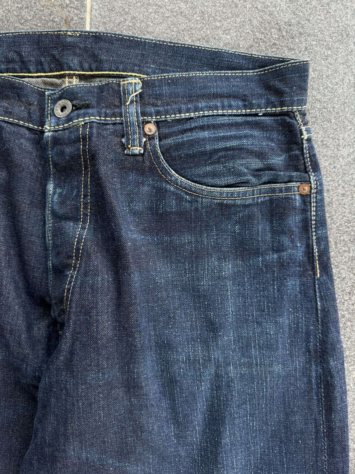 Japanese Brand Vintage Triple Square Selvedge Distressed Denim Size US 33 - 6 Thumbnail