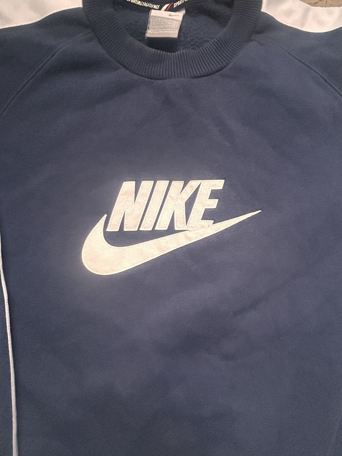 Nike Nike Crewneck College Navy Red White boxyfit vintage 90s 80s Size US S / EU 44-46 / 1 - 2 Thumbnail