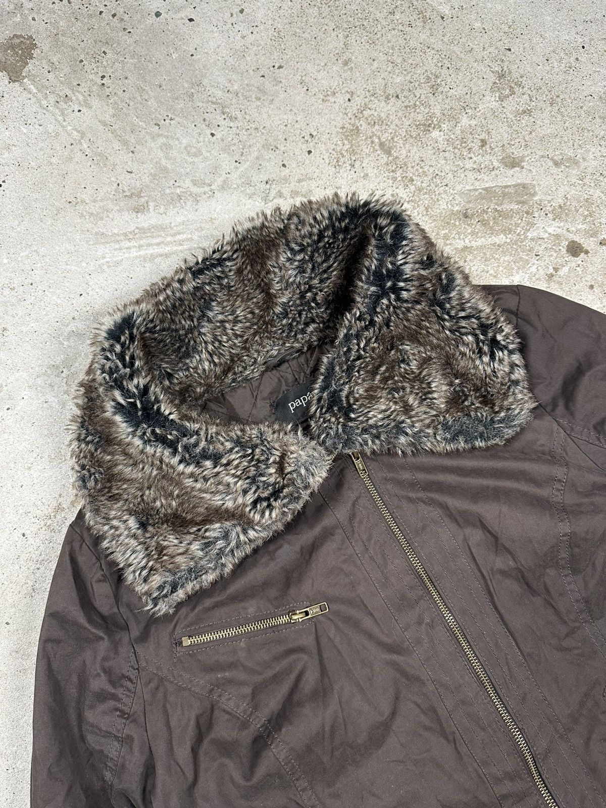 If Six Was Nine × Japanese Brand × Le Grande Bleu (L.G.B.) Vintage Y2K Faux Fur Brown Afghan Bomber Jacket penny lane Size US M / EU 48-50 / 2 - 6 Thumbnail