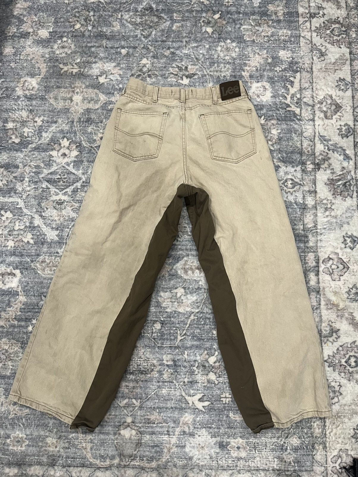 Lee Baggy Streetwear Tan and Brown pants Size US 34 / EU 50 - 2 Thumbnail