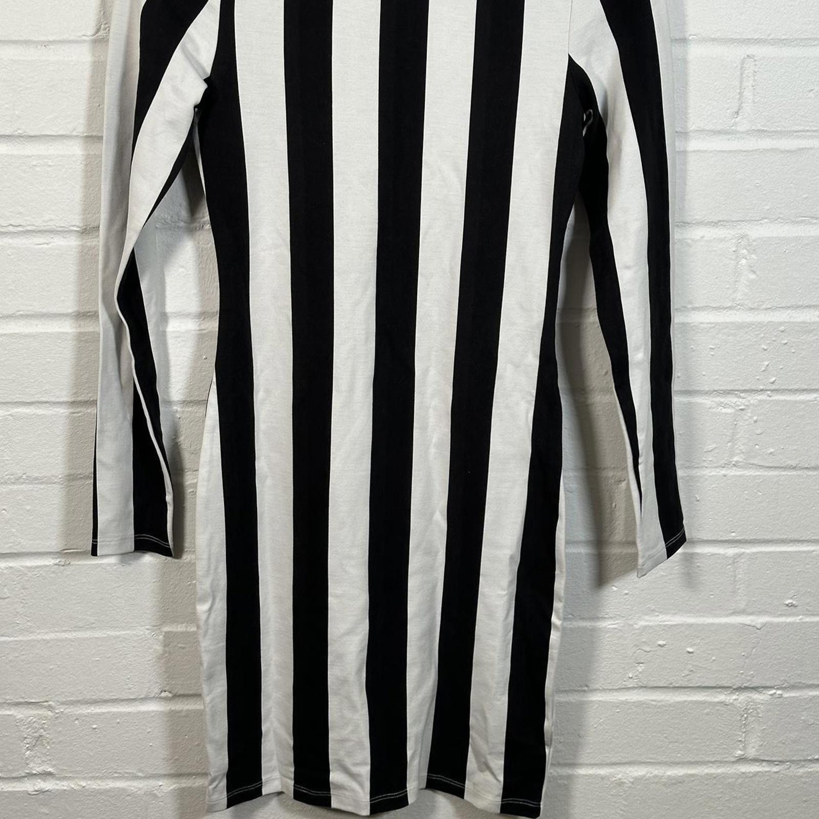H&M H&M Women's Black and White Dress Size M / US 6-8 / IT 42-44 - 4 Thumbnail