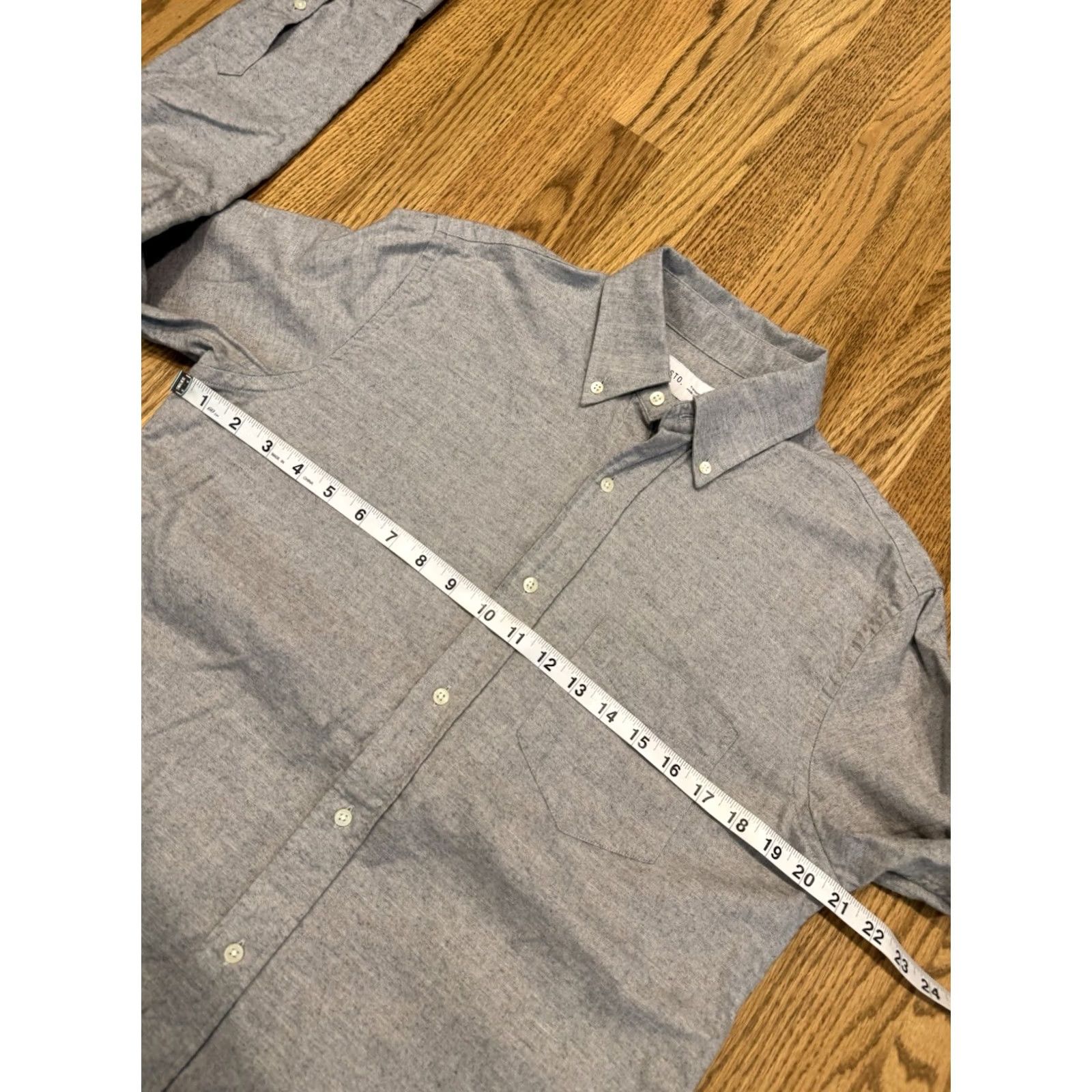 Vintage ISTO Oxford Button Down Shirt Mens Size Small Organic Cotton Cashmere Blend Grey Grey Shirts Medium? Size US S / EU 44-46 / 1 - 5 Thumbnail