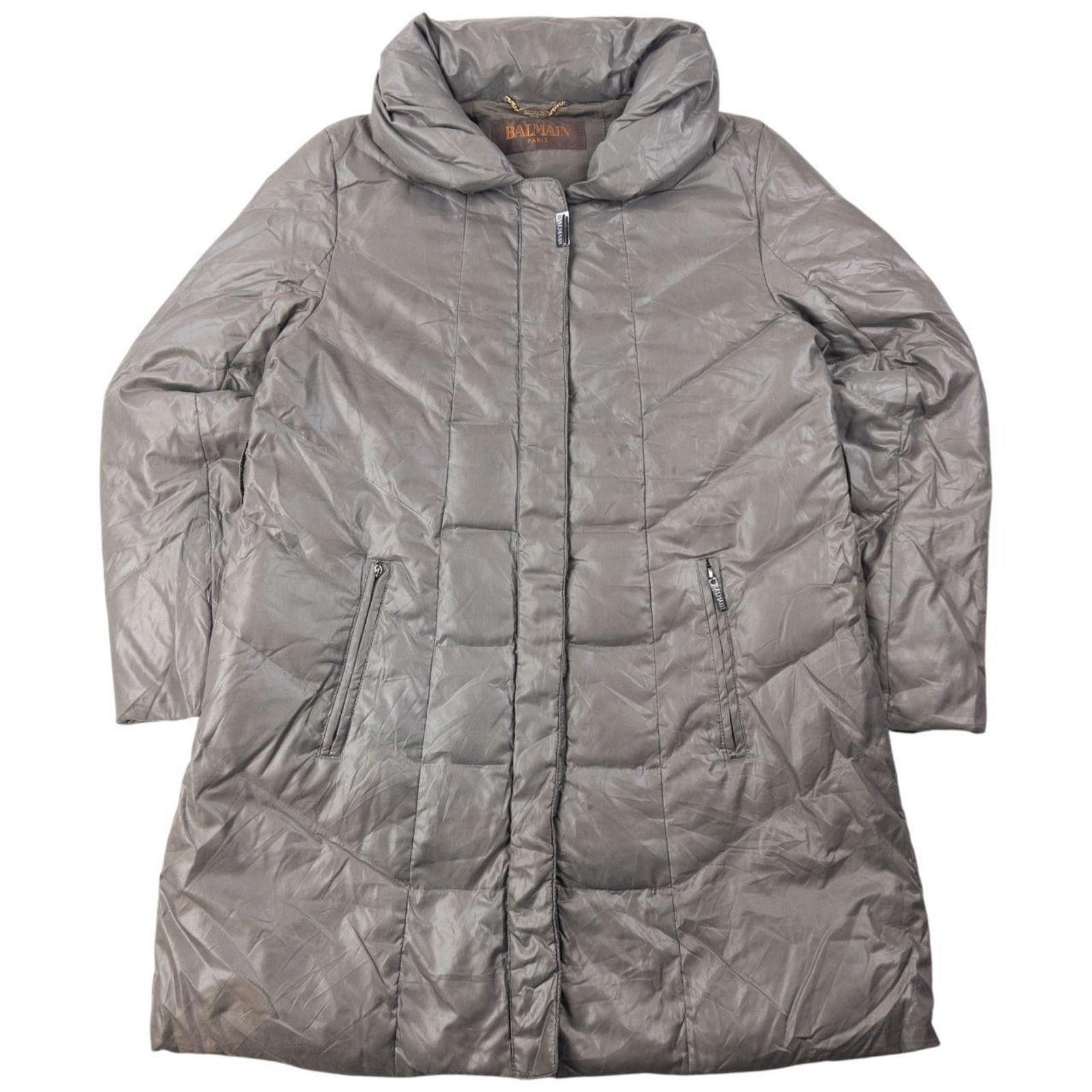 Balmain Vintage 90s Balmain Zip Up Padded Rain Jacket Size M Size US M / EU 48-50 / 2 - 1 Thumbnail