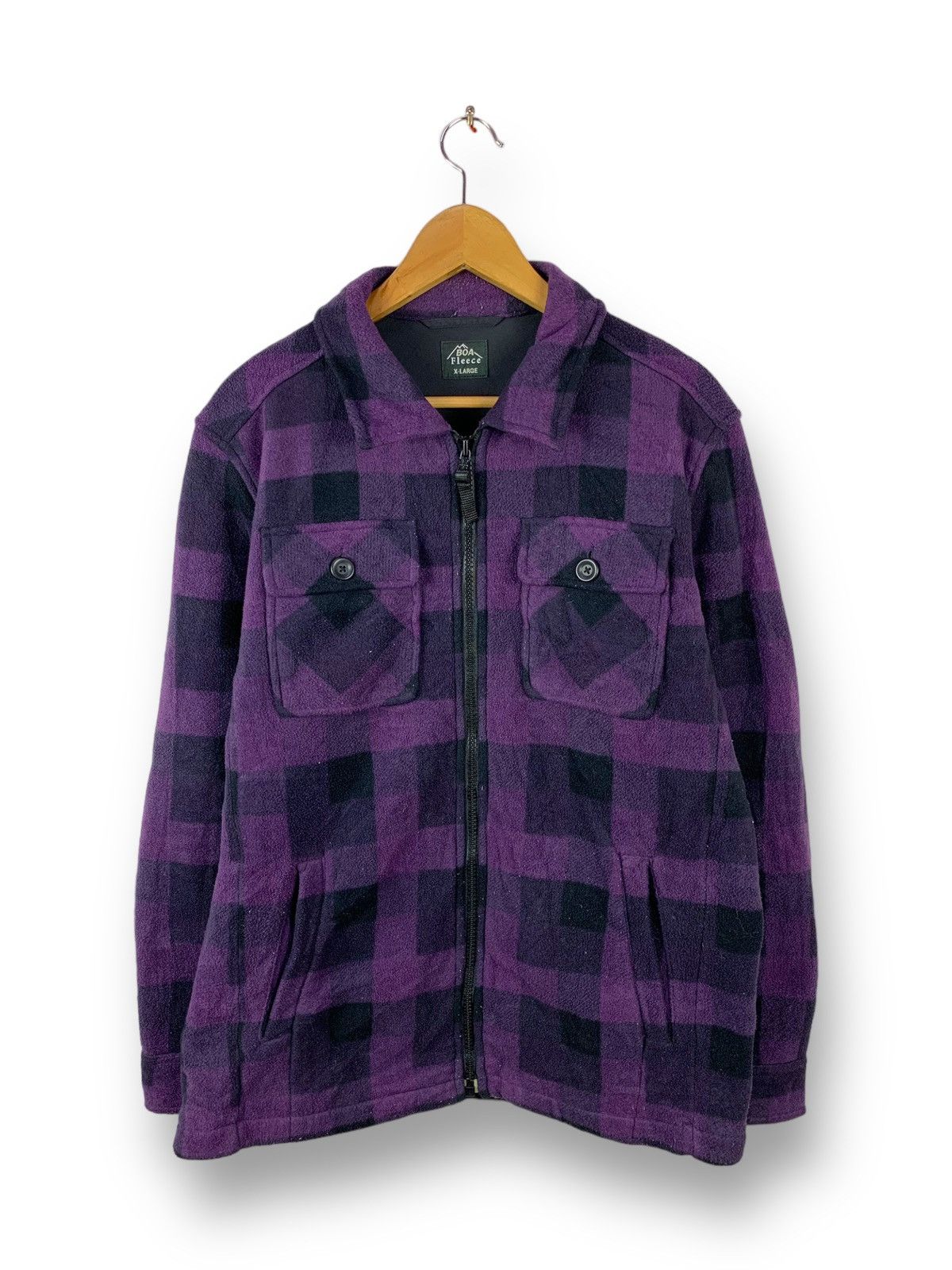 Japanese Brand Steals! Boa Fleece Double Pocket Sweater Jacket Size US XL / EU 56 / 4 - 1 Thumbnail