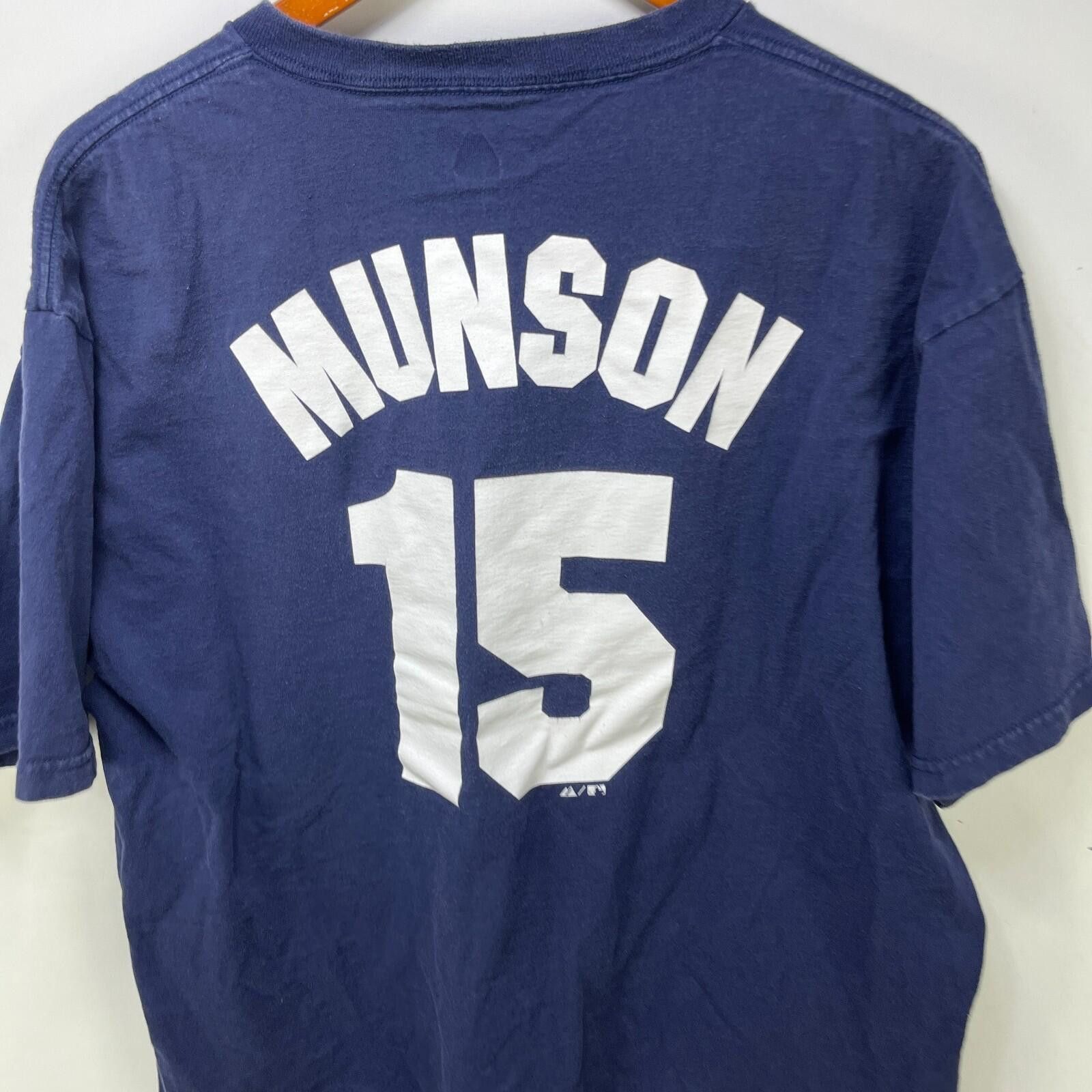 Majestic Vintage New York Yankees Munson T-Shirt XL Size ONE SIZE - 8 Thumbnail