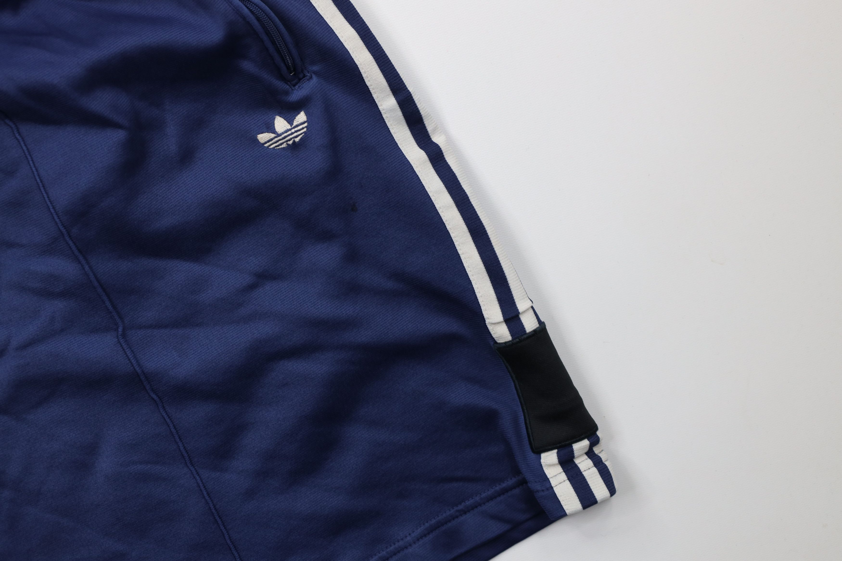 Adidas Vintage Adidas Trefoil Logo Striped Above Knee Shorts Blue Size US 36 / EU 52 - 5 Thumbnail