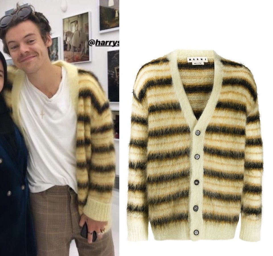 Marni FW19 Marni fuzzy wuzzy mohair bee 🐝 jumper grail rare 😍😍😍 Size US L / EU 52-54 / 3 - 1 Thumbnail