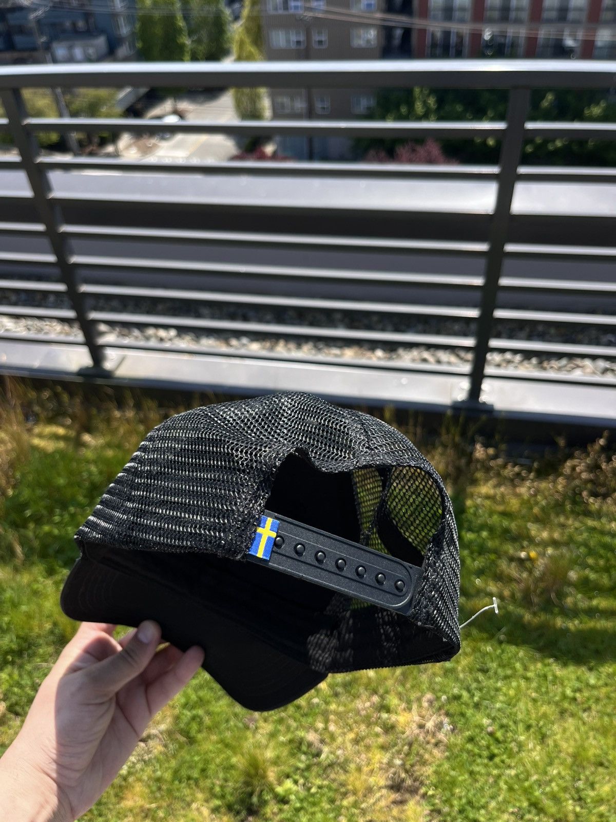 Fjallraven Fjällräven Logo Trucker Cap – Black (L/XL) Size ONE SIZE - 9 Thumbnail