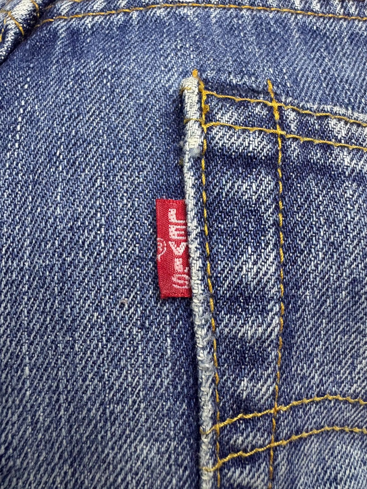 Levi's Vintage 80s Levis 502xx Big E Selvedge Loose Jeans Size US 31 - 10 Thumbnail