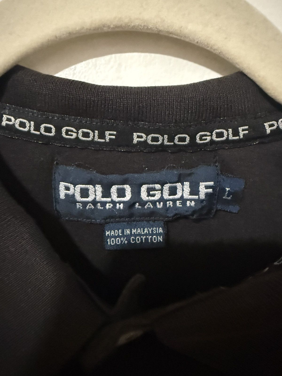Polo Ralph Lauren Mens Vintage Polo Golf Shirt Size US L / EU 52-54 / 3 - 2 Thumbnail
