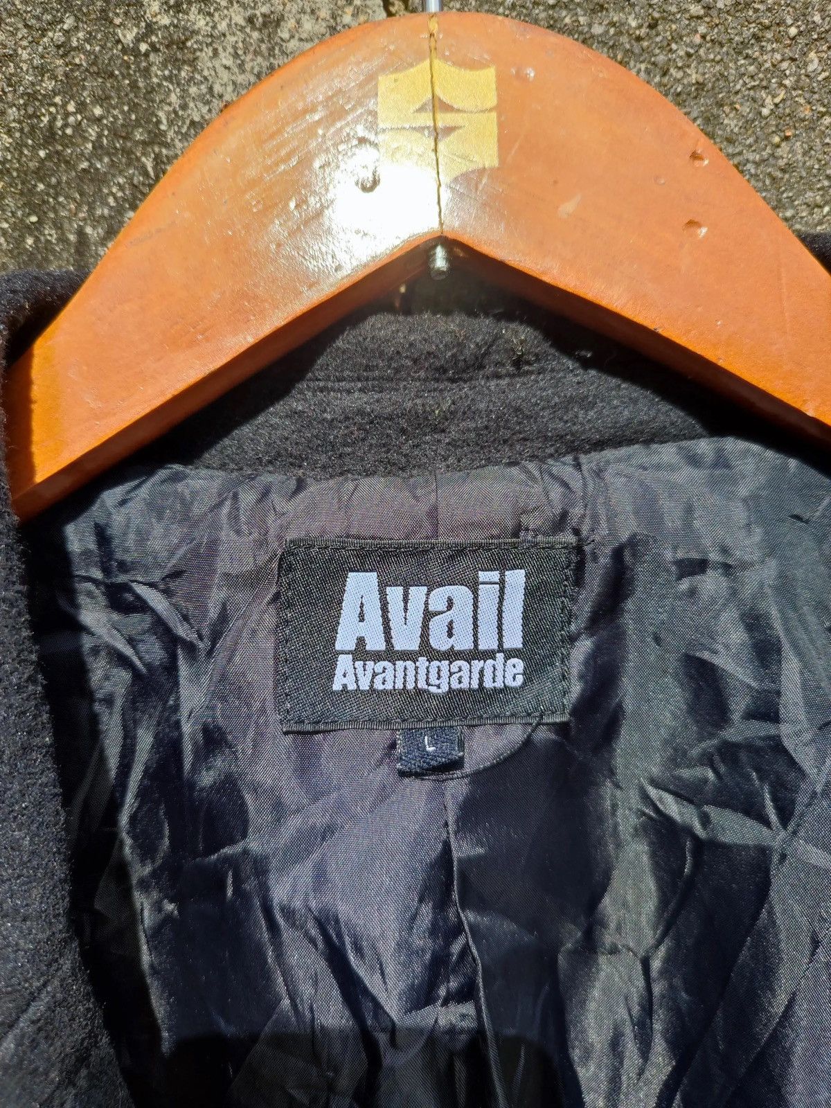 Designer × Japanese Brand Avail Avantgarde Black Casual Blazer Size 42R - 6 Thumbnail