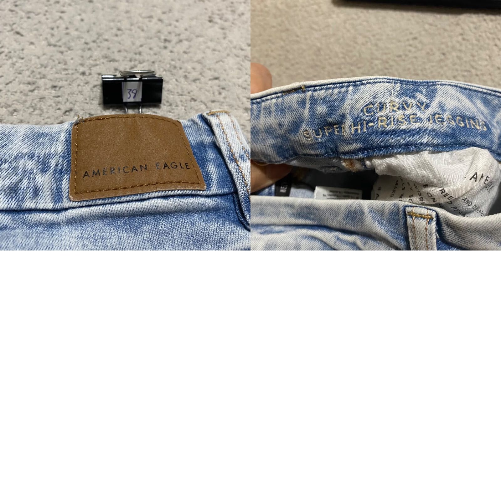 American Eagle Outfitters American Eagle Outfitters Womens Jeans Blue Distressed High Rise Jegging 6P Petites XS? Size 28" / US 6 / IT 42 - 9 Thumbnail